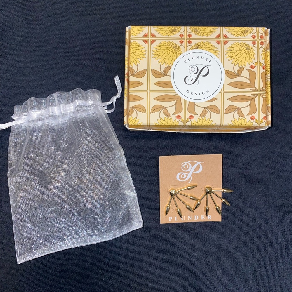 Gold Plunder Earrings